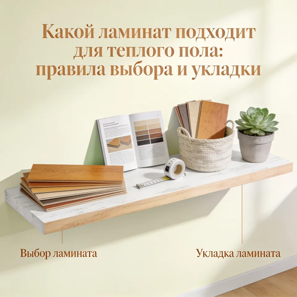 Какой ламинат подходит для теплого пола: правила выбора и укладки — декор